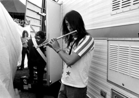 Walter Parazaider 1971 Backstage