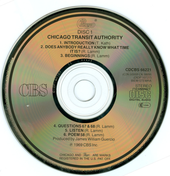 The Chicago Transit Authority - 2er-CD Disc 1 Placeholder image