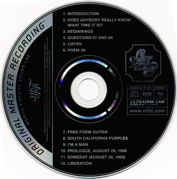The Chicago Transit Authority - MSFL_CD Disc Placeholder image