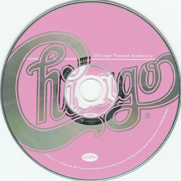 The Chicago Transit Authority - CD-Rhino Disc Placeholder image