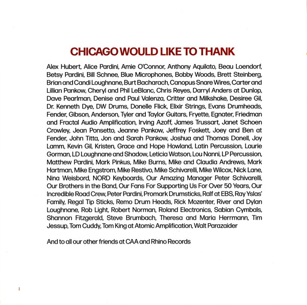 Chicago Christmas 2019, CD-Booklet, Seite 1 Placeholder image