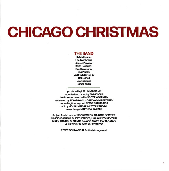 Chicago Christmas 2019, CD-Booklet, Seite 2 Placeholder image