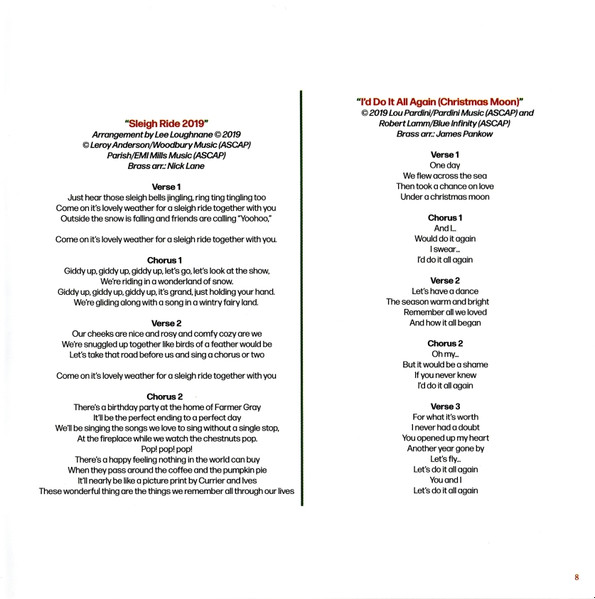 Chicago Christmas 2019, CD-Booklet, Seite 8 Placeholder image