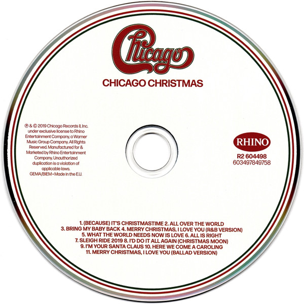 Chicago Christmas 2019, CD-Disc Placeholder image