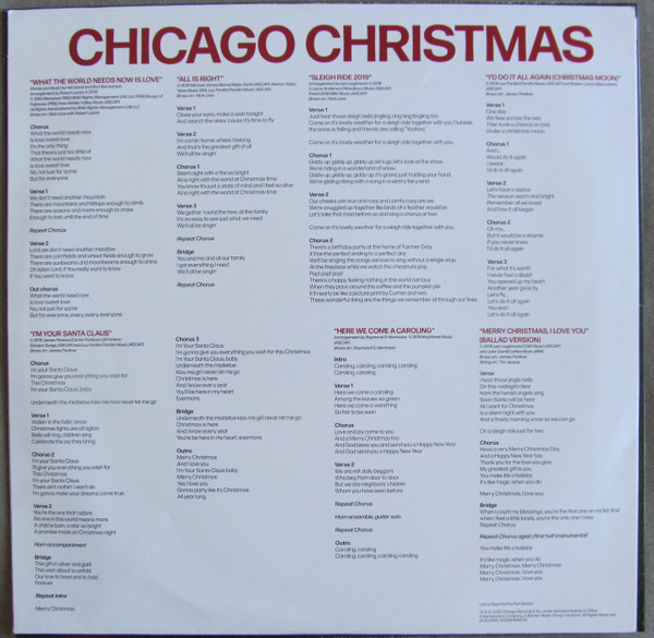 Chicago Christmas 2019 - Vinyl-Album-Innenseite A Placeholder image