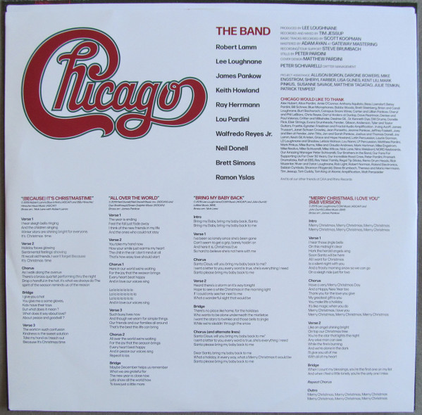 Chicago Christmas 2019 - Vinyl-Album-Innenseite B Placeholder image