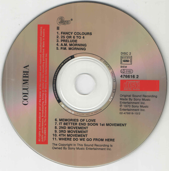 Chicago - Doppel-CD-Ausgabe - Disc 2 Placeholder image