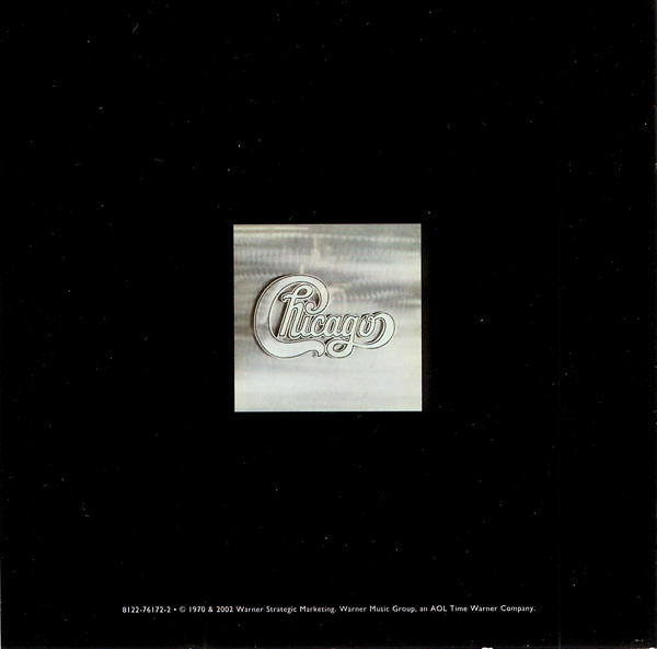 Chicago -Rhino-CD-Ausgabe - Cover Rückseite Placeholder image
