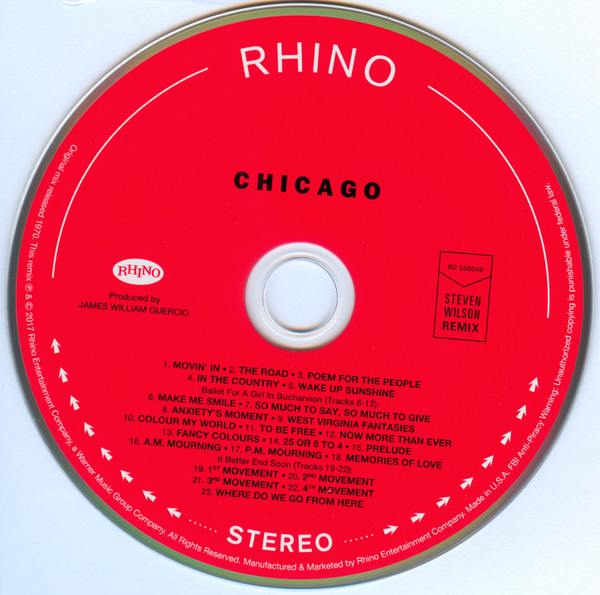 Chicago -Steven Wilson-CD-Ausgabe - Disc Placeholder image