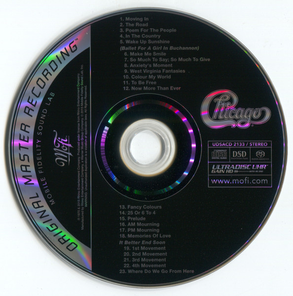 Chicago -SACD-CD-Ausgabe - Disc Placeholder image