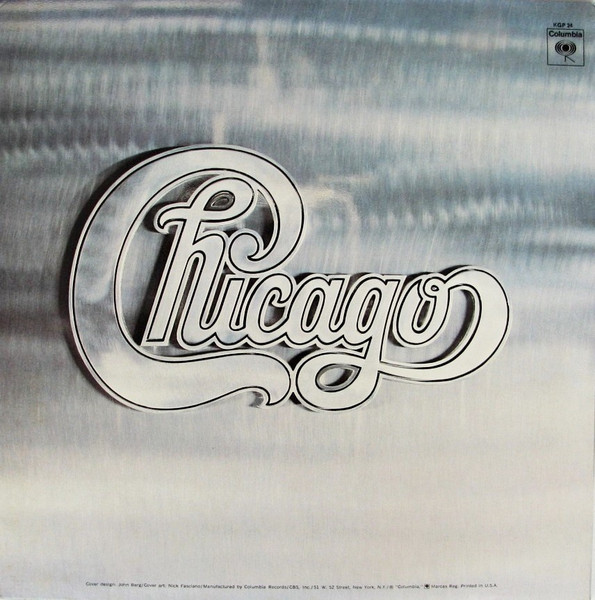 Chicago - Vinyl-Album Rückseite Placeholder image