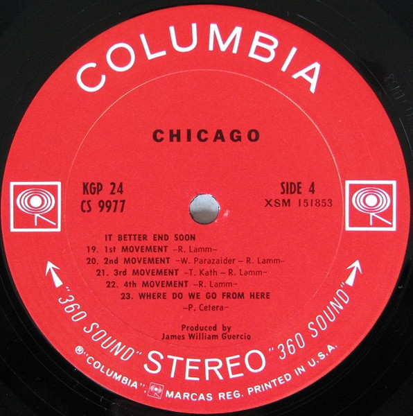 Chicago - Columbia-Vinyl-Label Seite 4 Placeholder image
