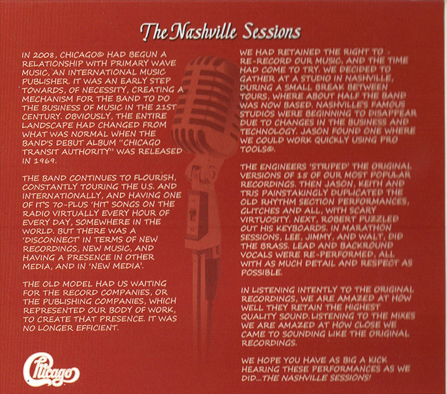 The Nashville Sessions, Digipack, innen links Placeholder image