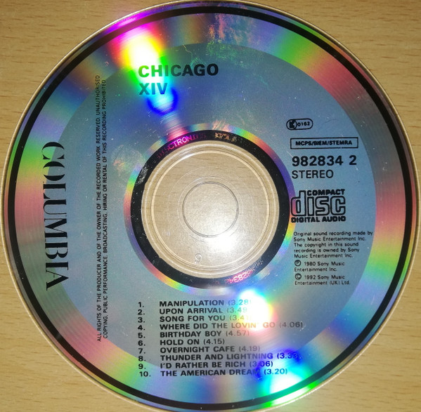 Chicago XIV - Columbia CD-Disc Placeholder image
