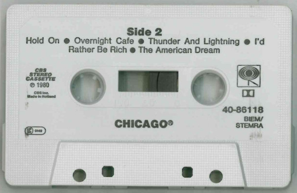 Chicago XIV - Cassetten-Gehäuse, Seite 2 Placeholder image