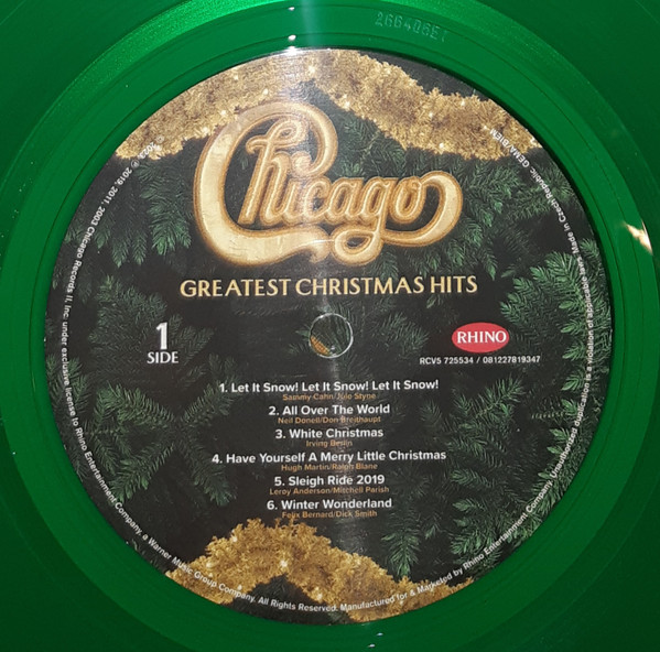 Greatest Christmas Hits - Vinyl-Label, Seite A Placeholder image