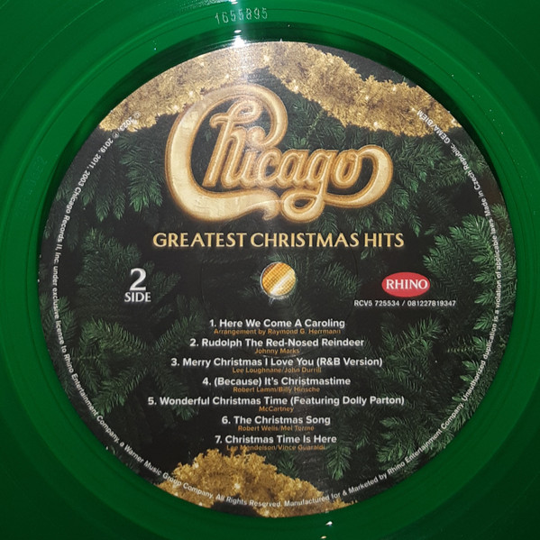 Greatest Christmas Hits - Vinyl-Label, Seite B Placeholder image