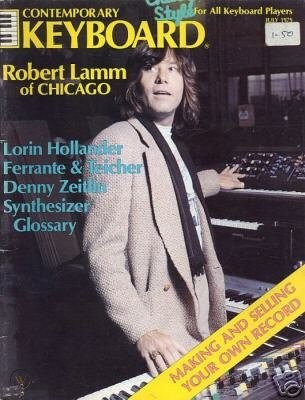 Robert Lamm im Contemporary Keyboard 1979